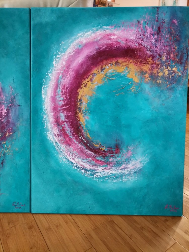 Waves, Painting Mrdjan Danijela