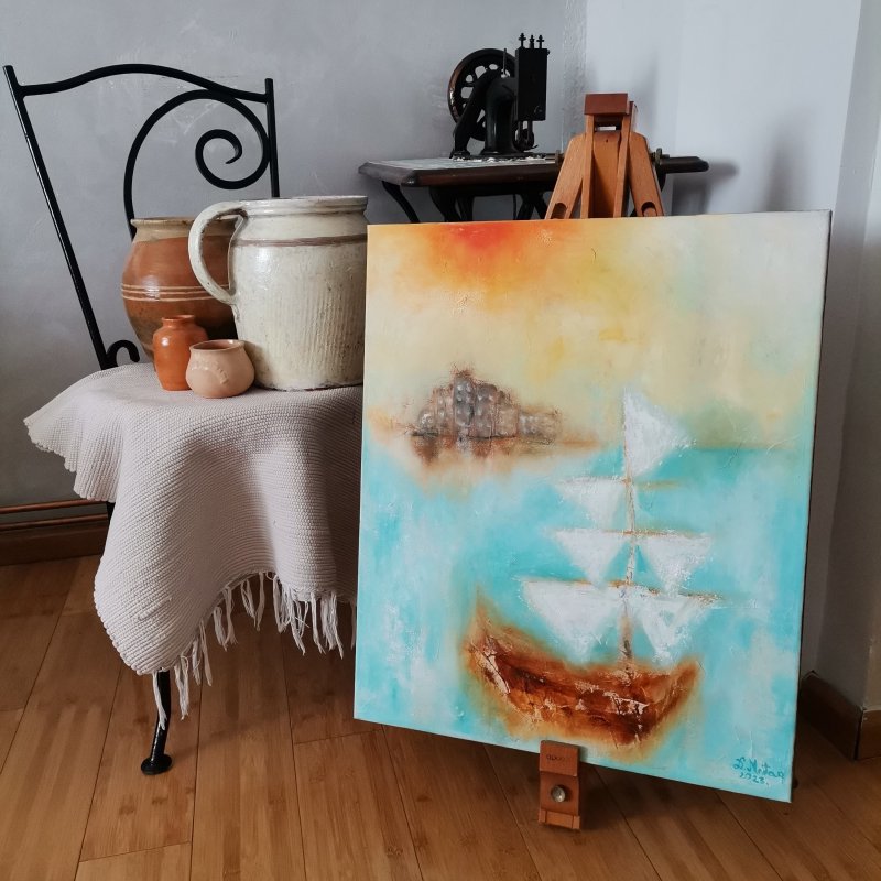 Ship, Painting Mrdjan Danijela