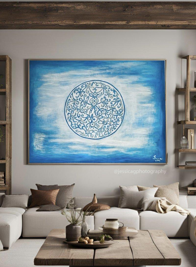 Blue eye, Painting Mrdjan Danijela