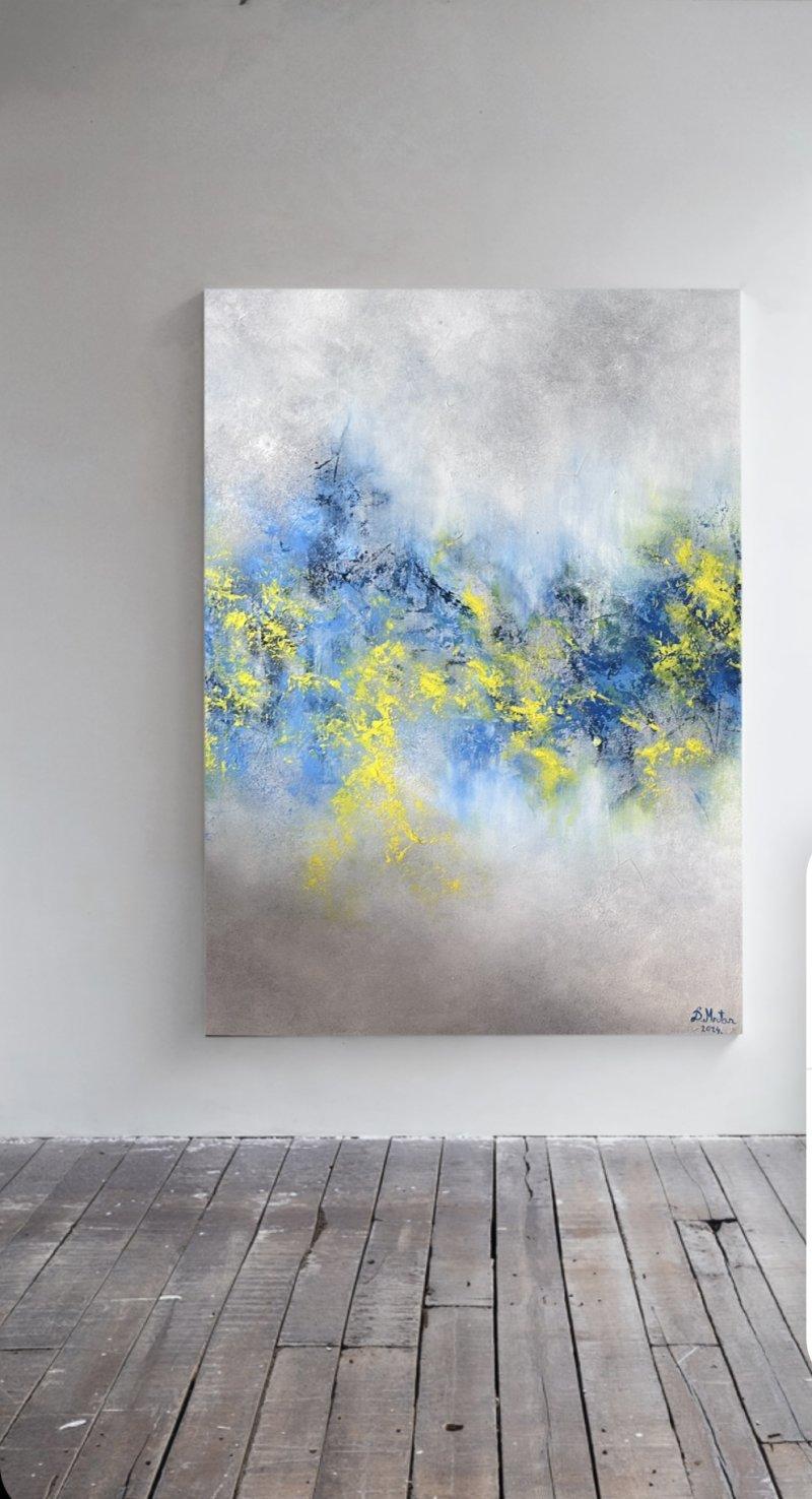 Abstract sky, Painting Mrdjan Danijela