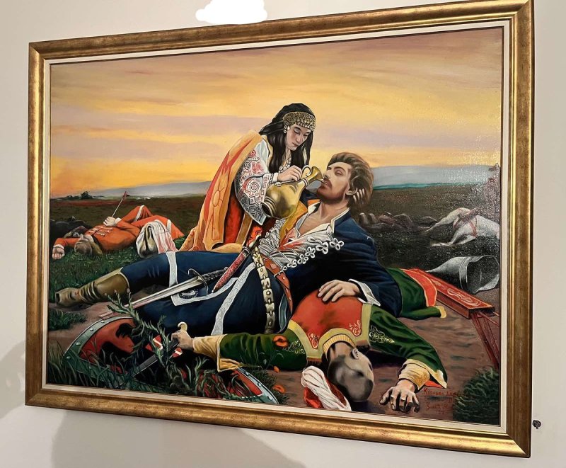 Kosovka Devojka, Painting Đekić Miljan