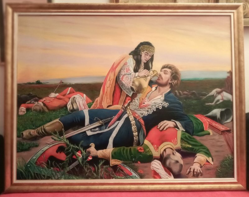 Kosovka Devojka, Painting Đekić Miljan