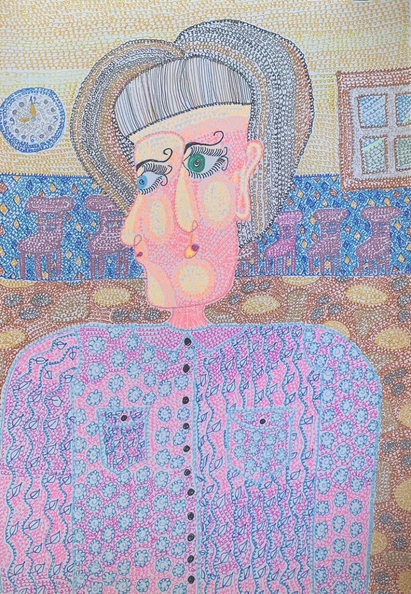 Present, Painting Djordjevic-Stanojevic Ljiljana