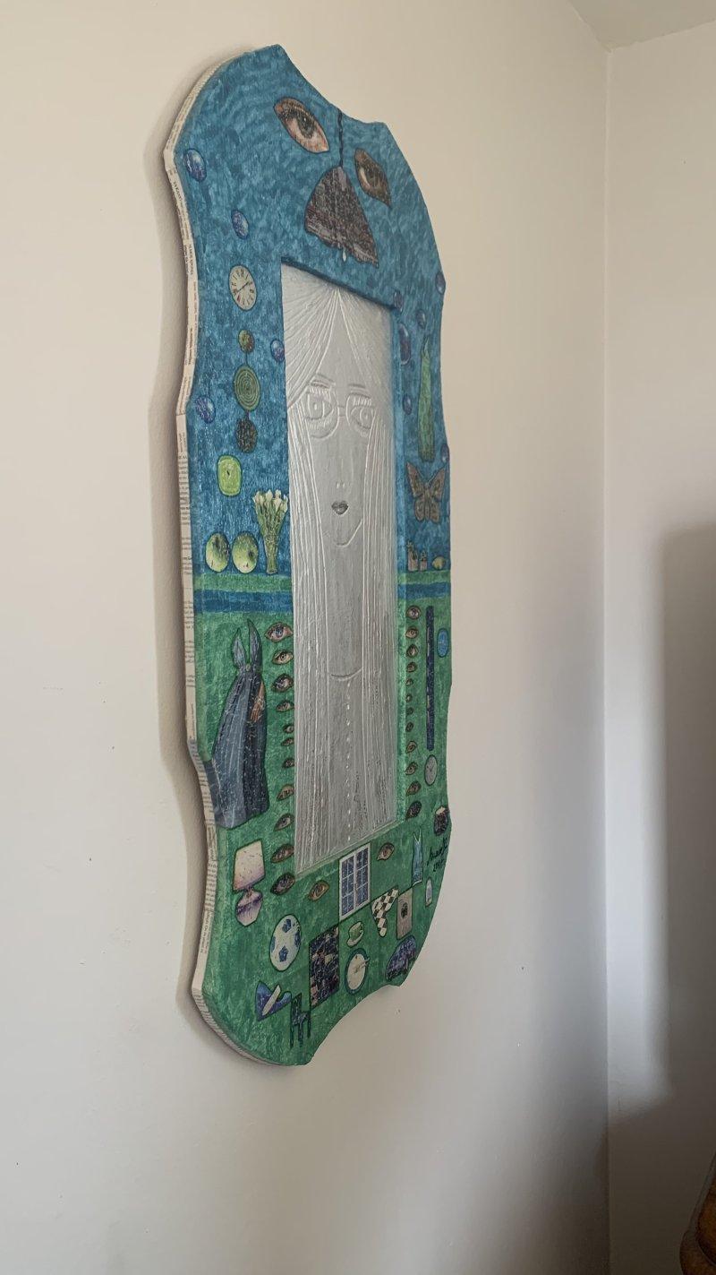 The Mirror, Painting Djordjevic-Stanojevic Ljiljana