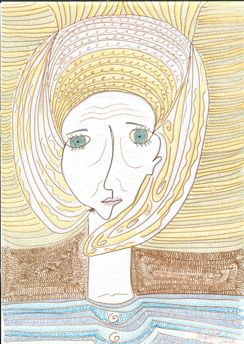 DISTANT SADNESS, Drawing Djordjevic-Stanojevic Ljiljana