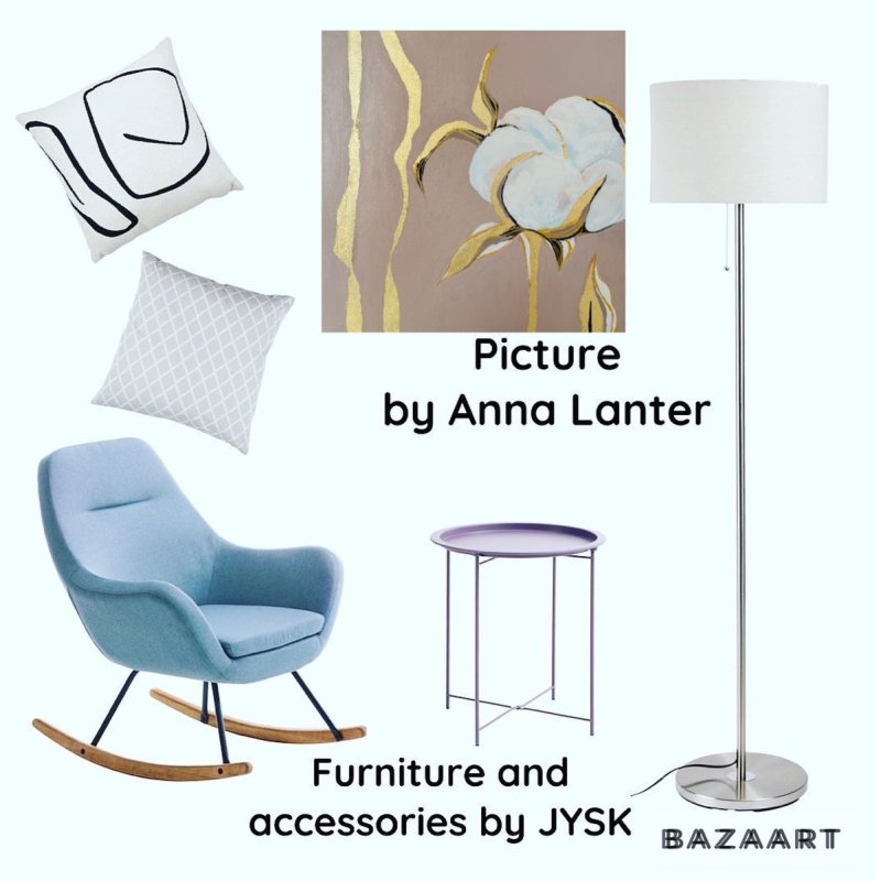 Puder pamuk, Slika Lanter Anna