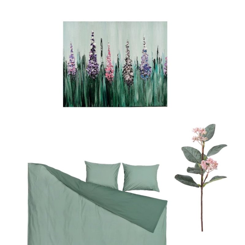 Lupins, Painting Lanter Anna