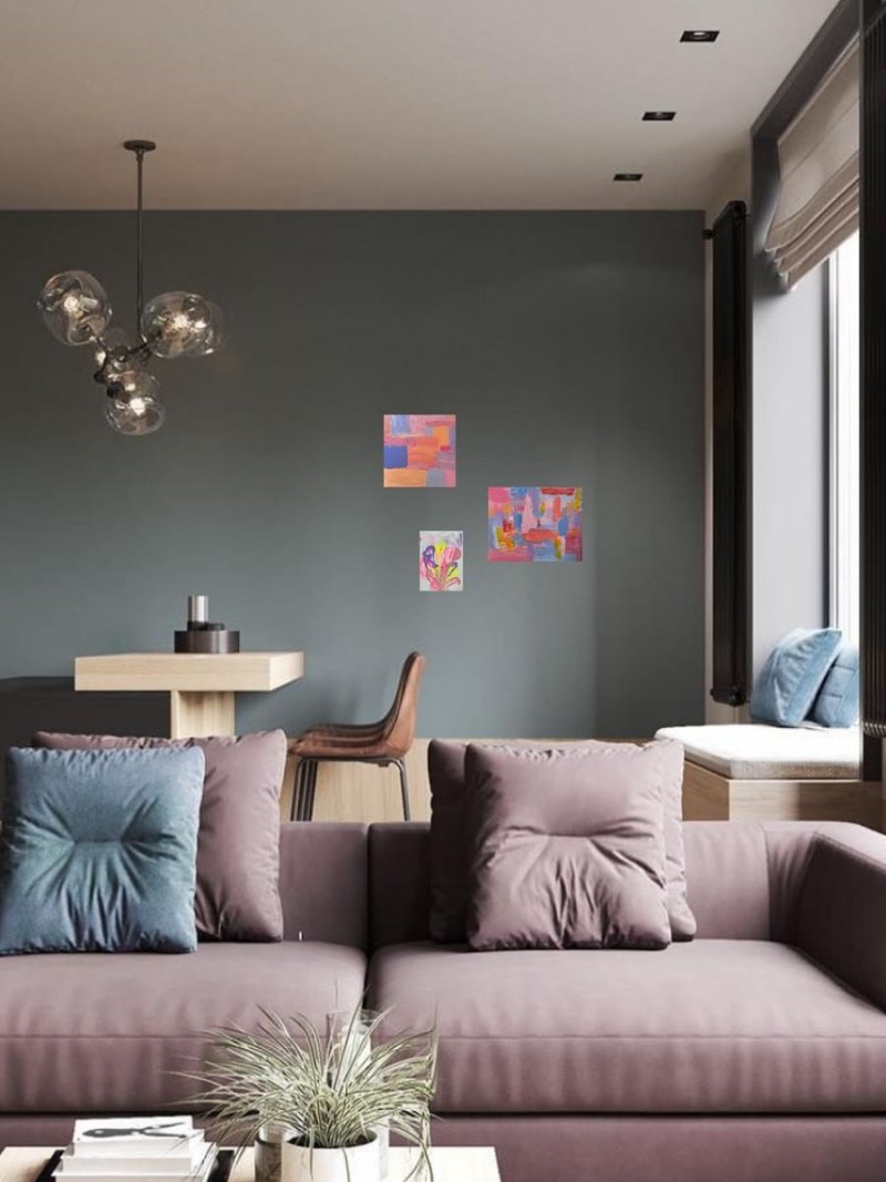 Cubes 1, Painting Lanter Anna