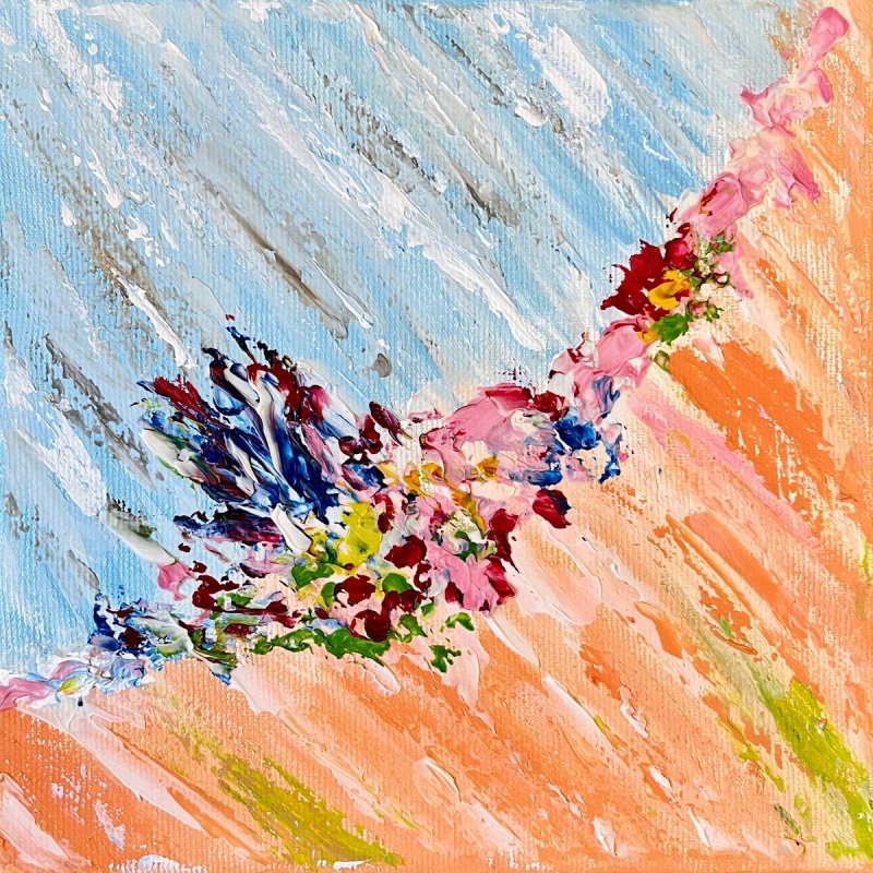 Touch of spring, Painting Lanter Anna