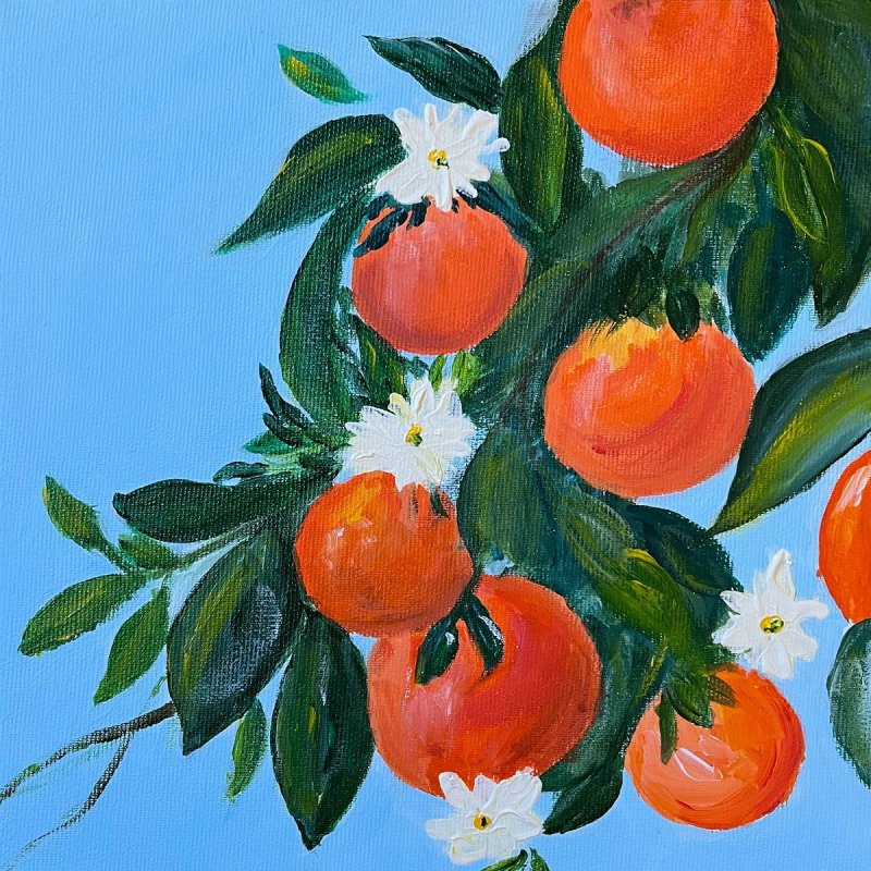 Oranges, Painting Lanter Anna