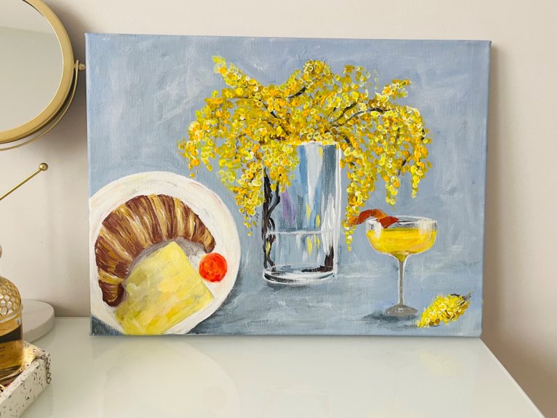 Mimosa, Painting Lanter Anna