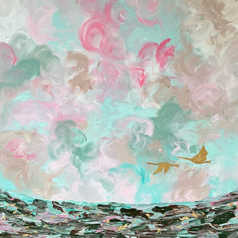 Cranes, Painting Lanter Anna