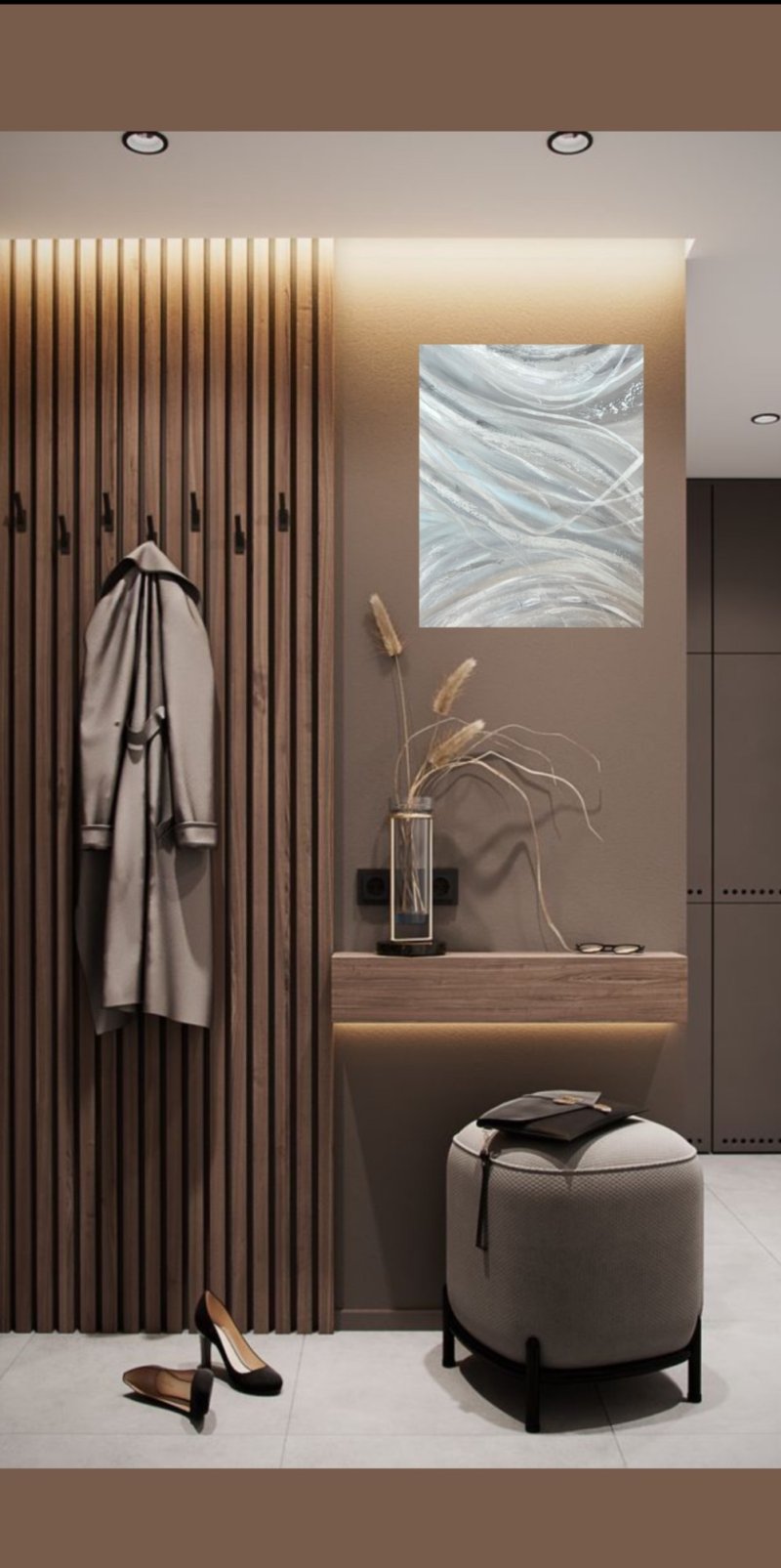 Grey elegance, Painting Lanter Anna