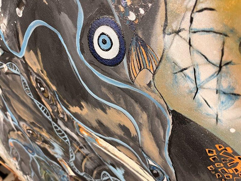 Celestial elephant, Painting VOlgArt