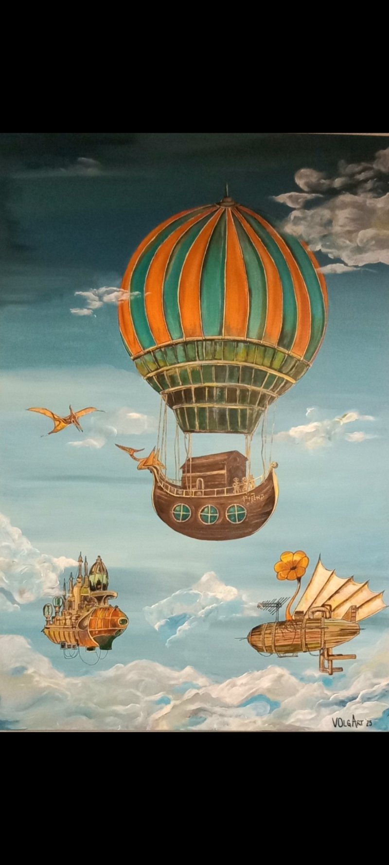 Life is love, Painting VOlgArt