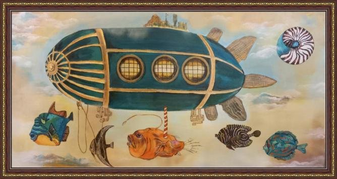 Guardians of the Floating Dream, Painting VOlgArt