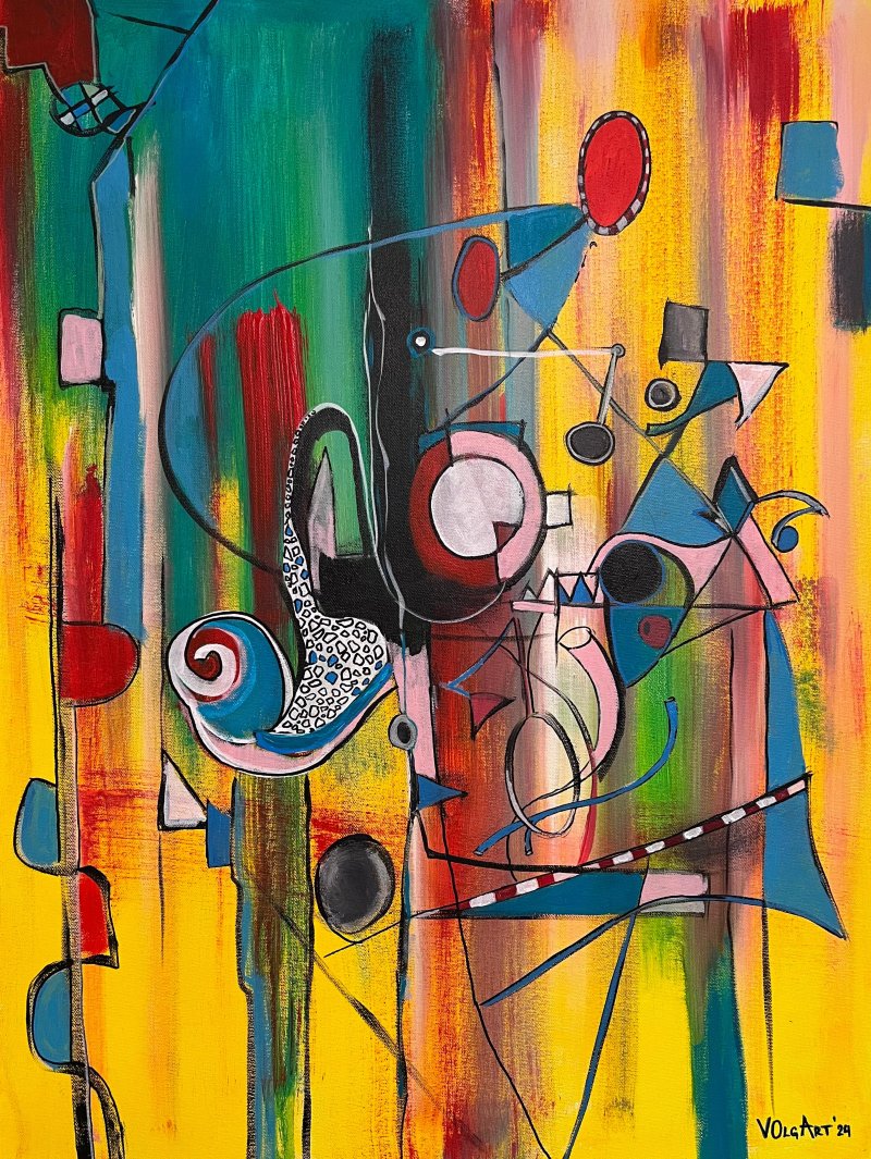 Roads, Painting VOlgArt
