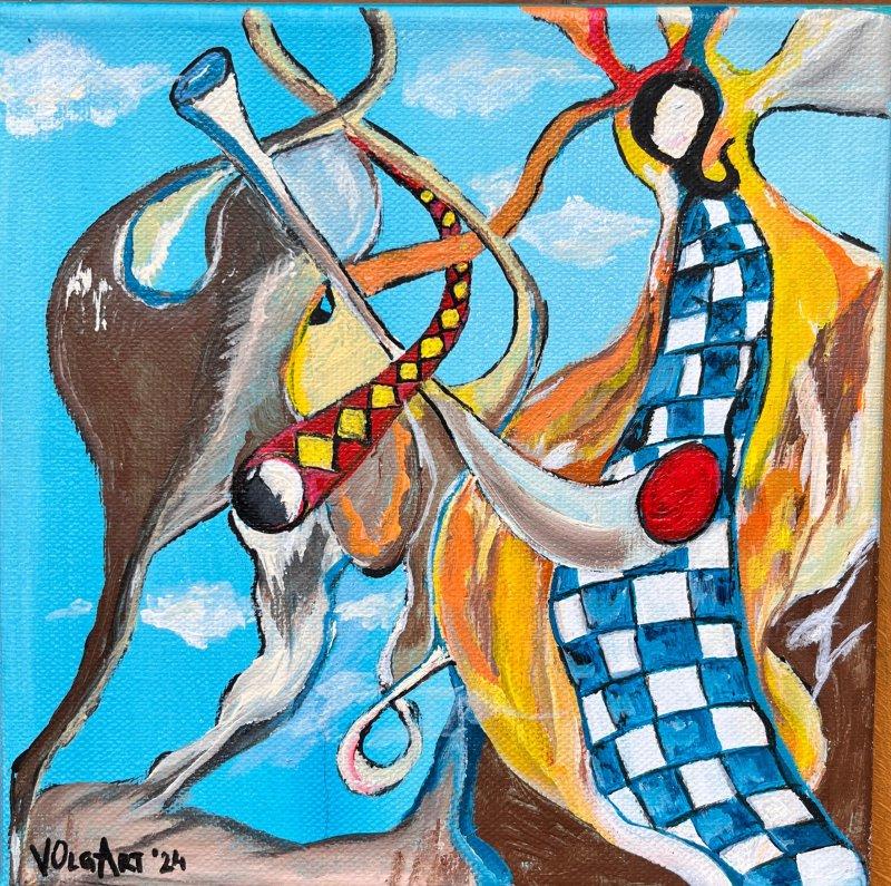 A magic trumpet, Painting VOlgArt