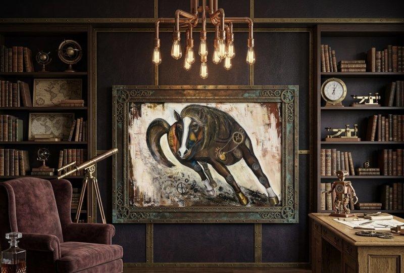 Gallop of time, Painting VOlgArt