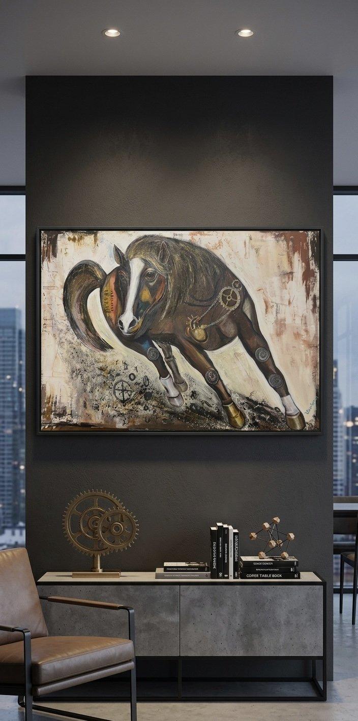 Gallop of time, Painting VOlgArt