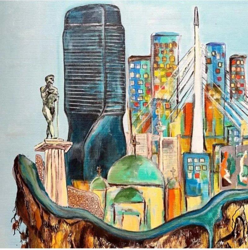 Beograd za poneti, Slika VOlgArt  Olga Vujčić