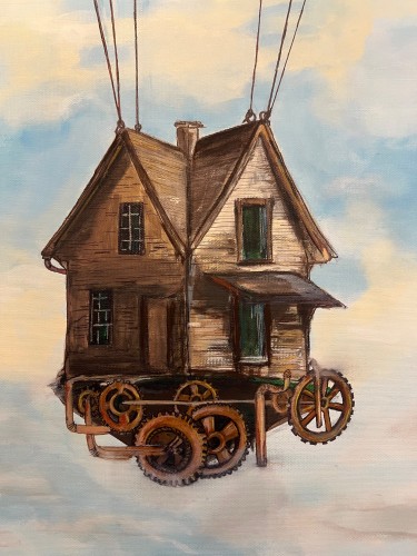Reflection of the load-bearing, Painting VOlgArt