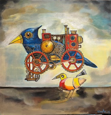 Voice on Wheels, Painting VOlgArt