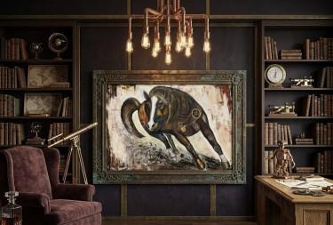 Gallop of time, Painting VOlgArt