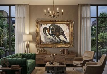 Gallop of time, Painting VOlgArt