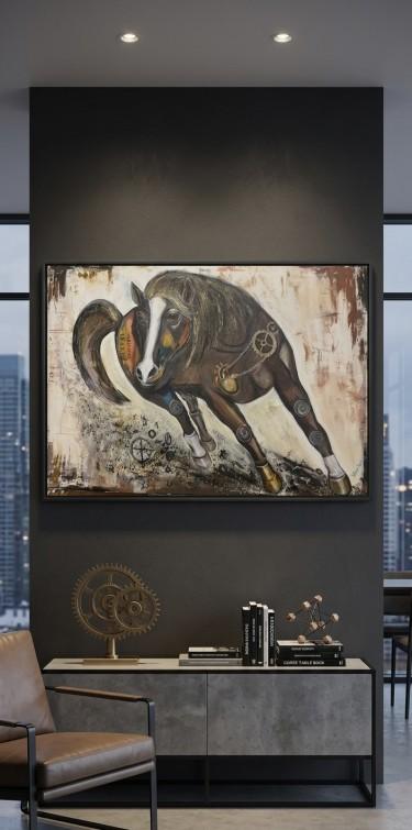 Gallop of time, Painting VOlgArt