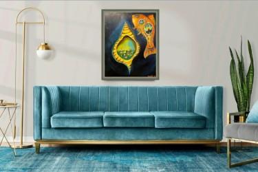 Inner cosmos, Painting VOlgArt