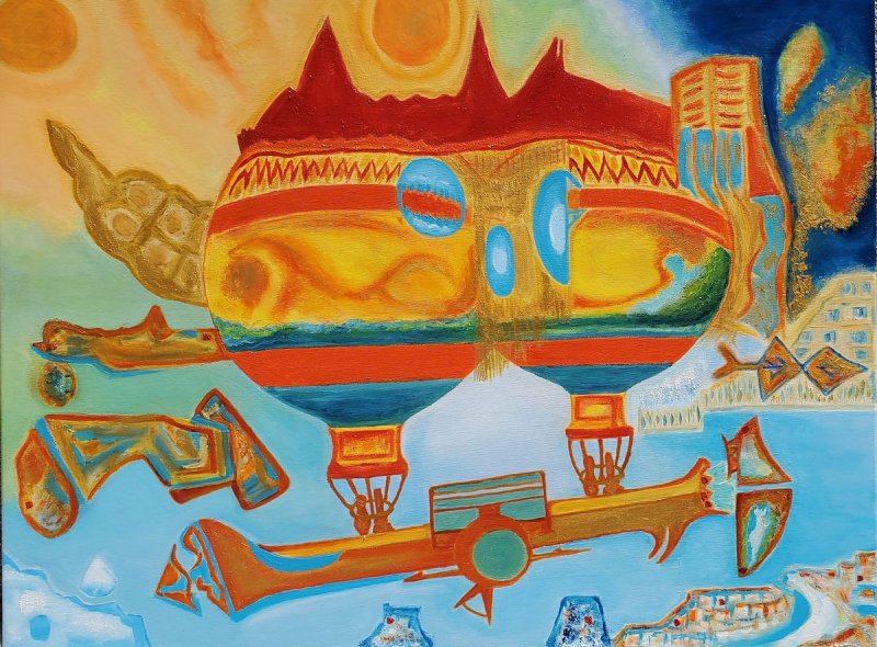 And light was made, Painting Damnjanović Biljana