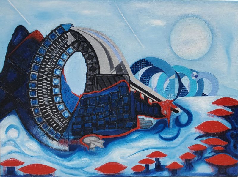 And light was made, Painting Damnjanović Biljana