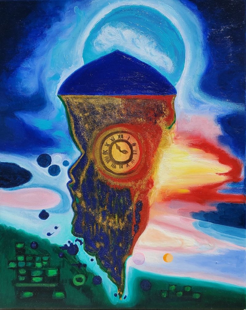 And light was made, Painting Damnjanović Biljana