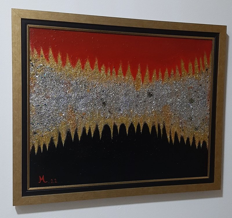 Razbijeno staklo, Painting Marija Vujackov