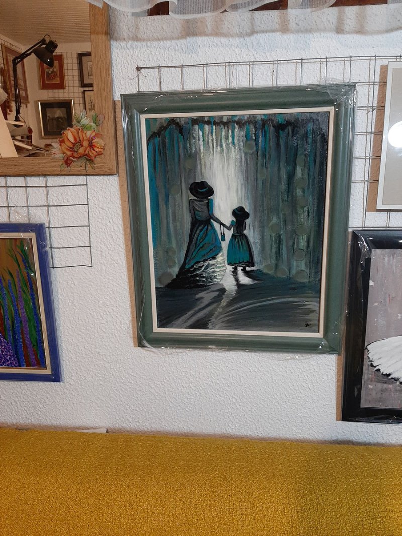 Majka i ćerka, Painting Marija Vujackov