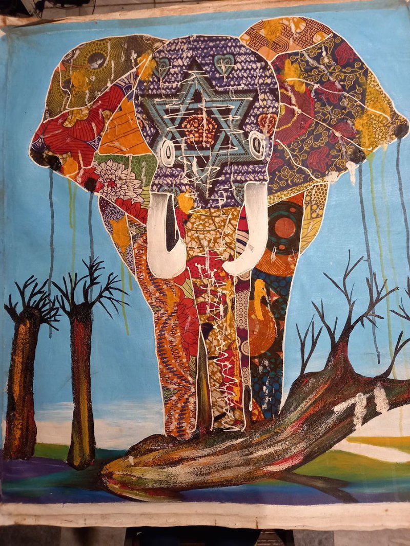 mighty elephant, Painting exotic gallery
