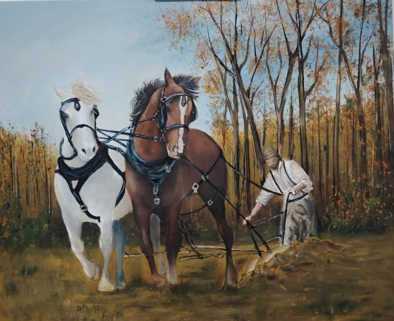 The first furrow, Painting Maric Dejan