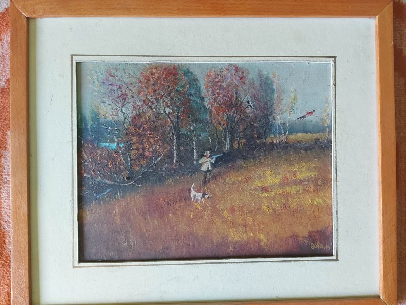 Pheasaanthunting, Painting Pesic Dago Dragan