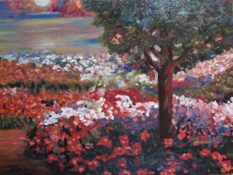 Tree, Painting Jelena Čupić