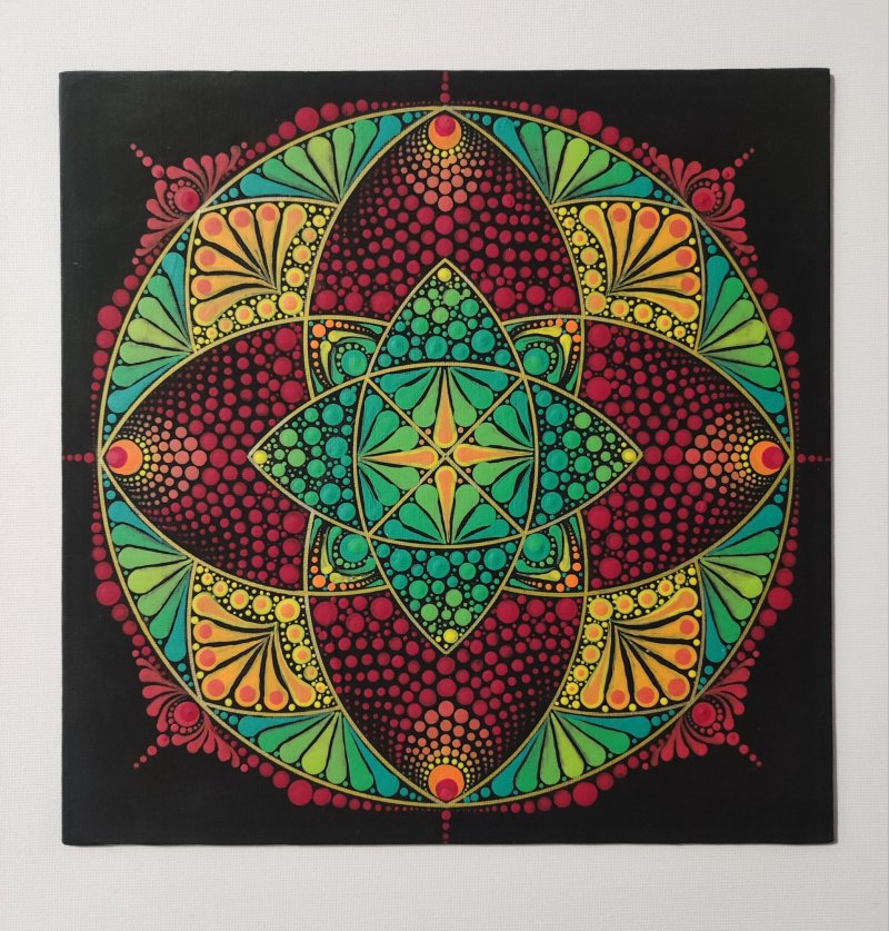 Red - green, Painting Nagy Emilia