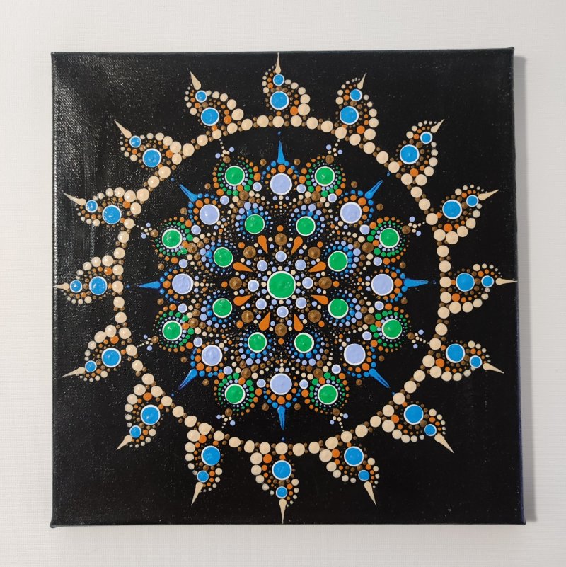 Peace mandala, Painting Nagy Emilia