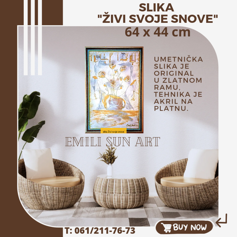 Zivi svoje snove, Slika Emili Sun