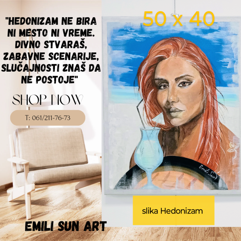 HEDONISM, Painting Emili Sun