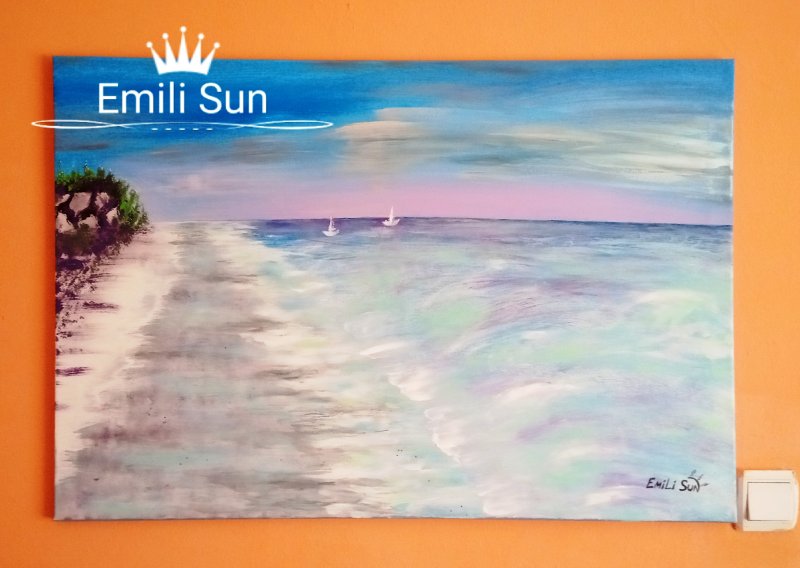 Neither in heaven nor on earth, Painting Emili Sun