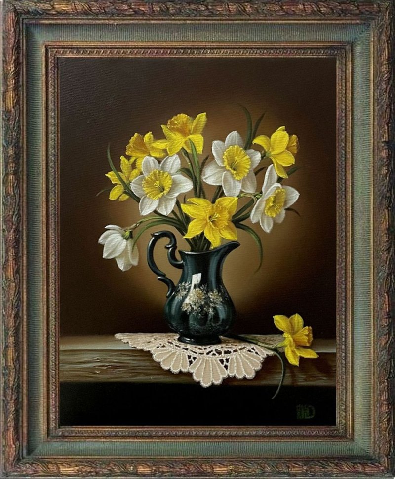 Spring Bouquet Painting, Painting Drincic Hilda