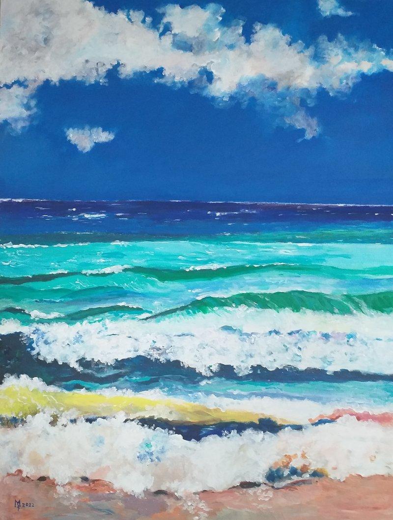 WAVES, Painting Mihajlovic Zoran