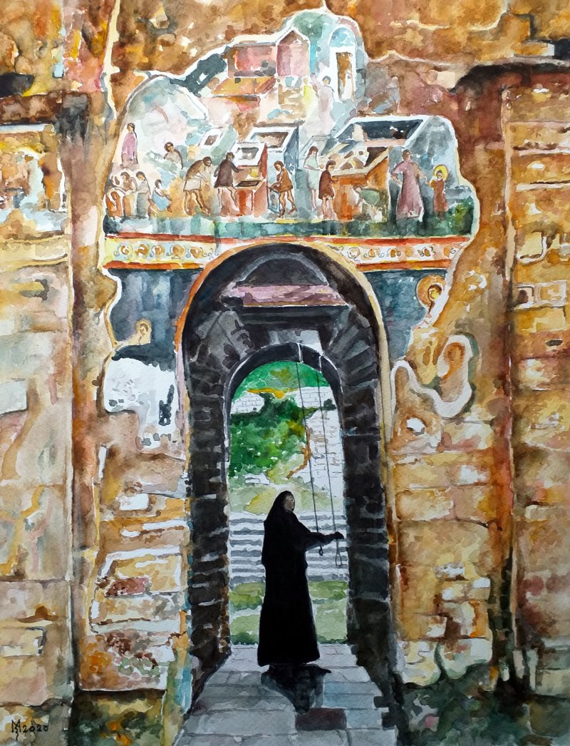 THE MORNING BELLS, Painting Mihajlovic Zoran