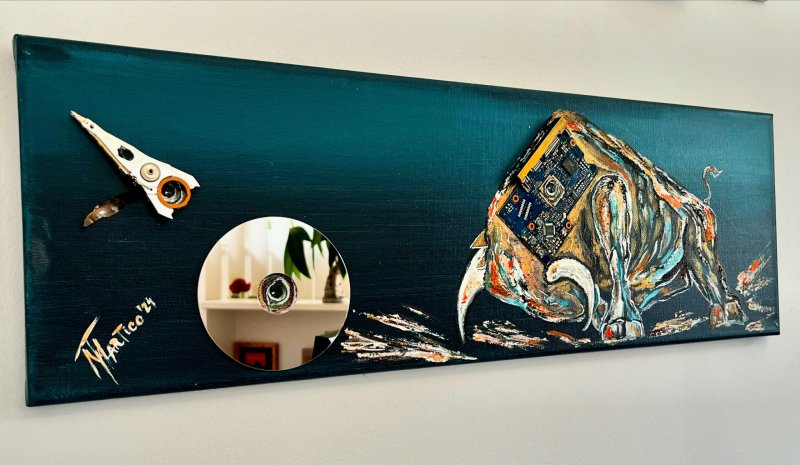 Bull Power, Painting Mitic Tatjana Artico