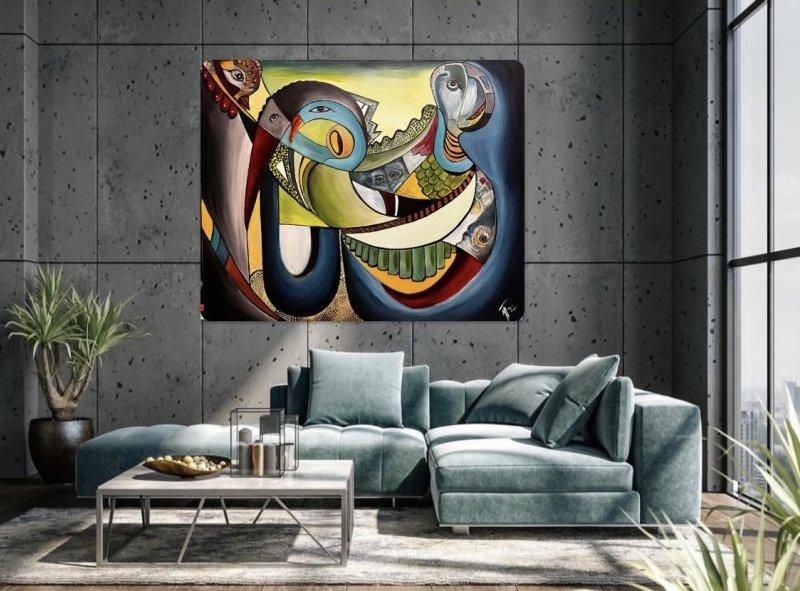Dance of the soul, Painting Mitic Tatjana Artico